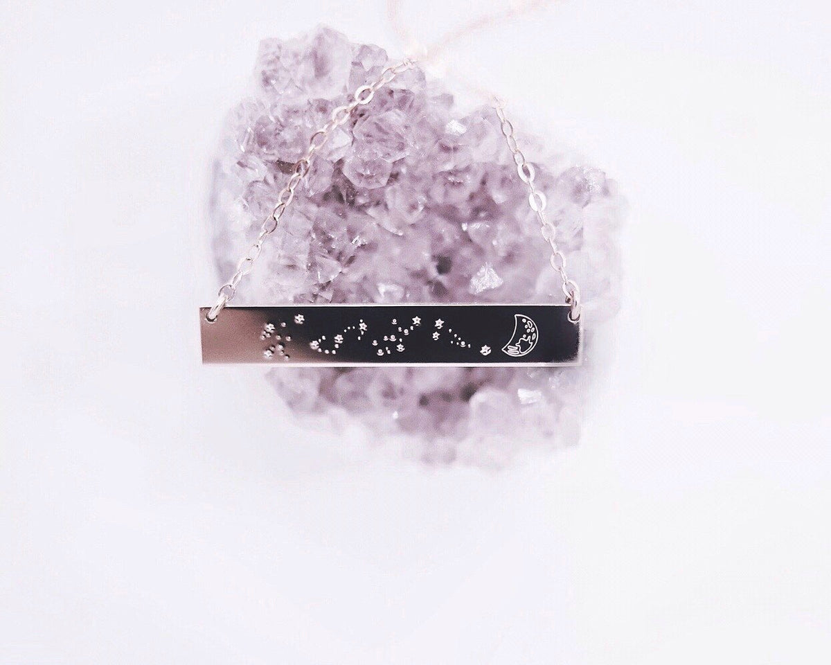 Star Story Bar Necklace